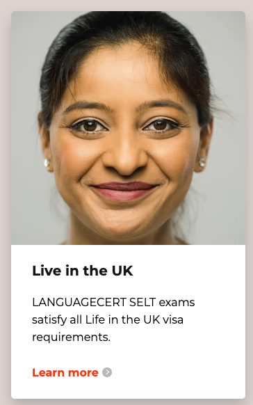 Live in the UK Exam LanguagCert MonRoyal